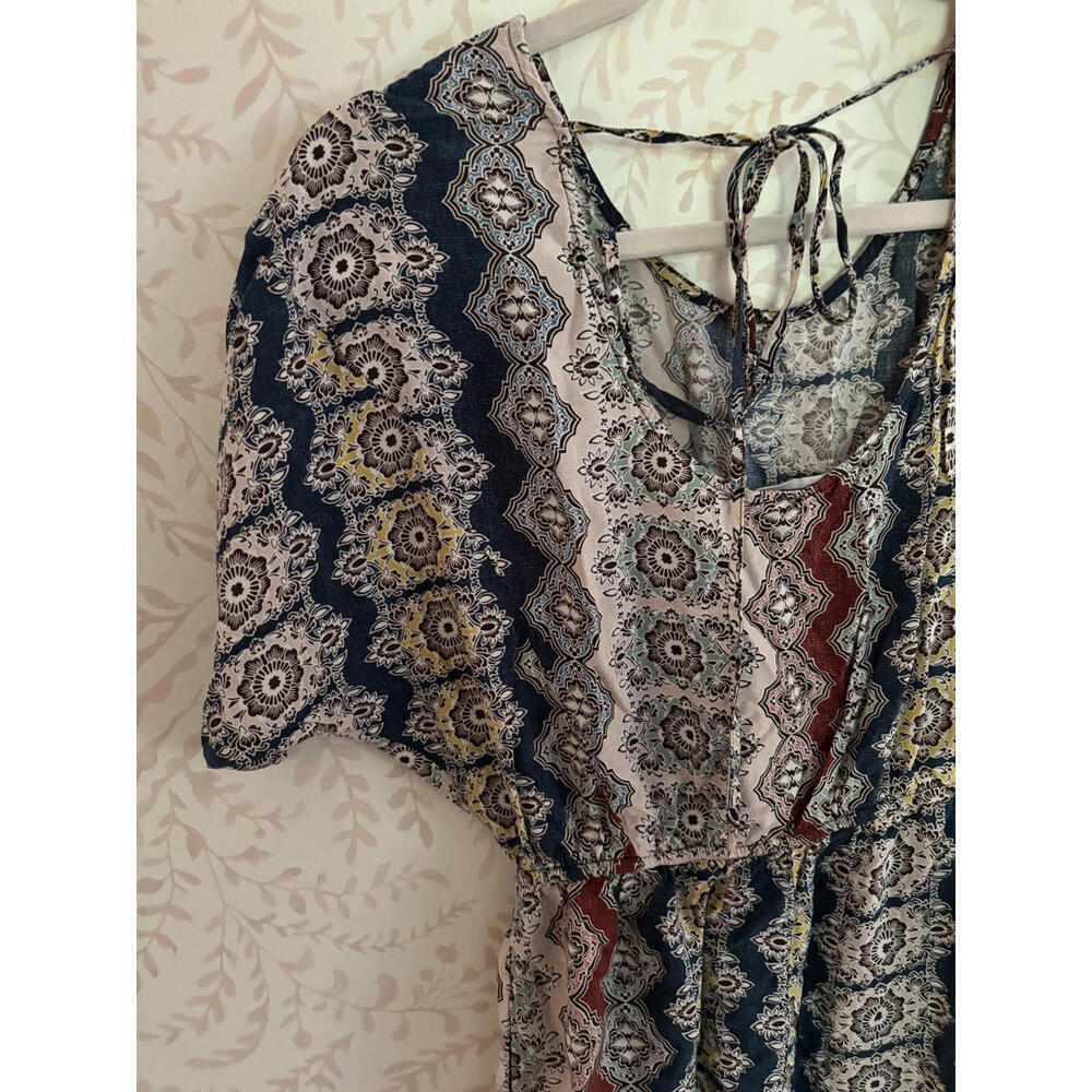 FALL CLEARANCE BCBG Generation Trendy Patterned Romper S - Picture 6 of 8